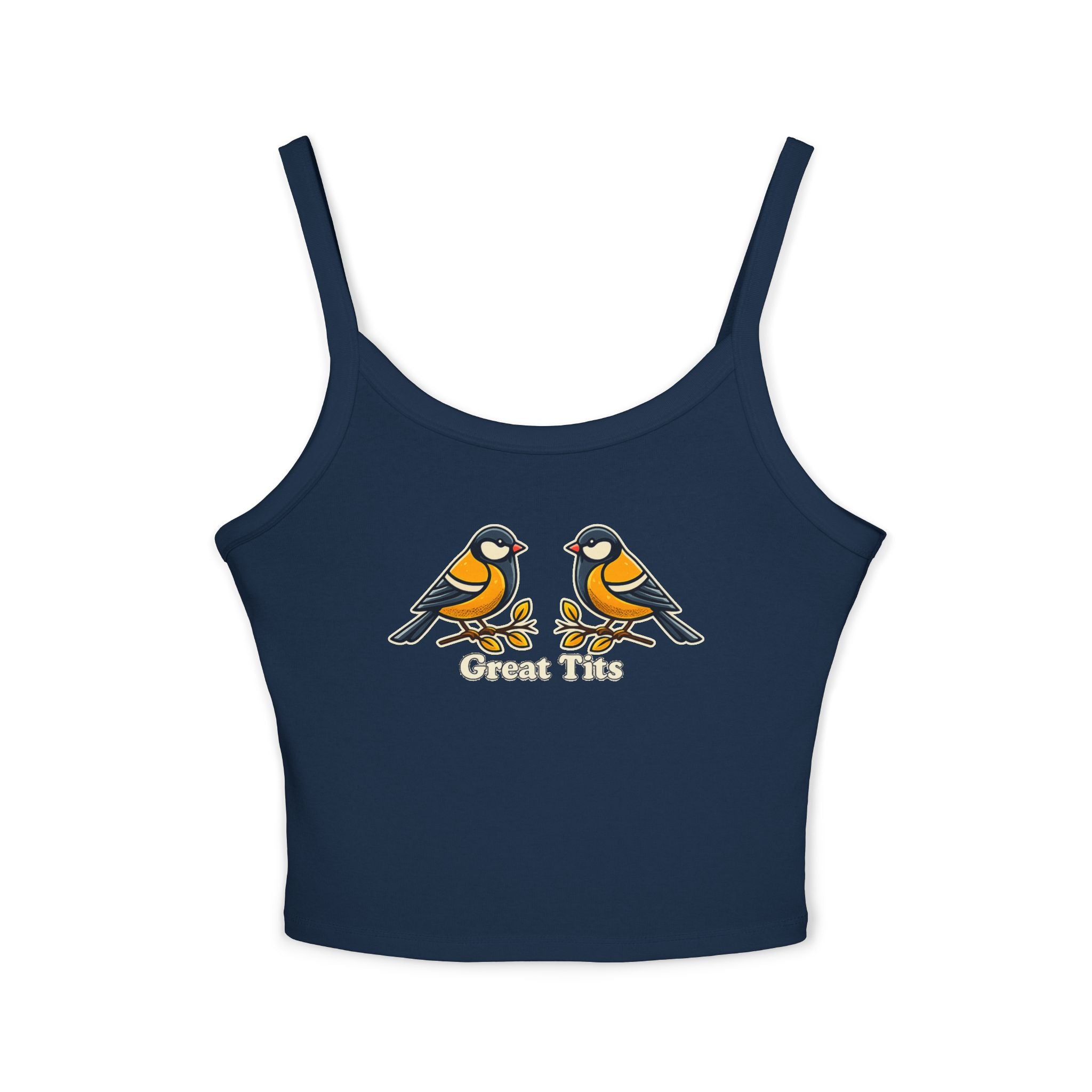 Funny Bird Tank Top – Great Tits Pun Shirt – Bird Lover Gift, Adult Humor Graphic Tank