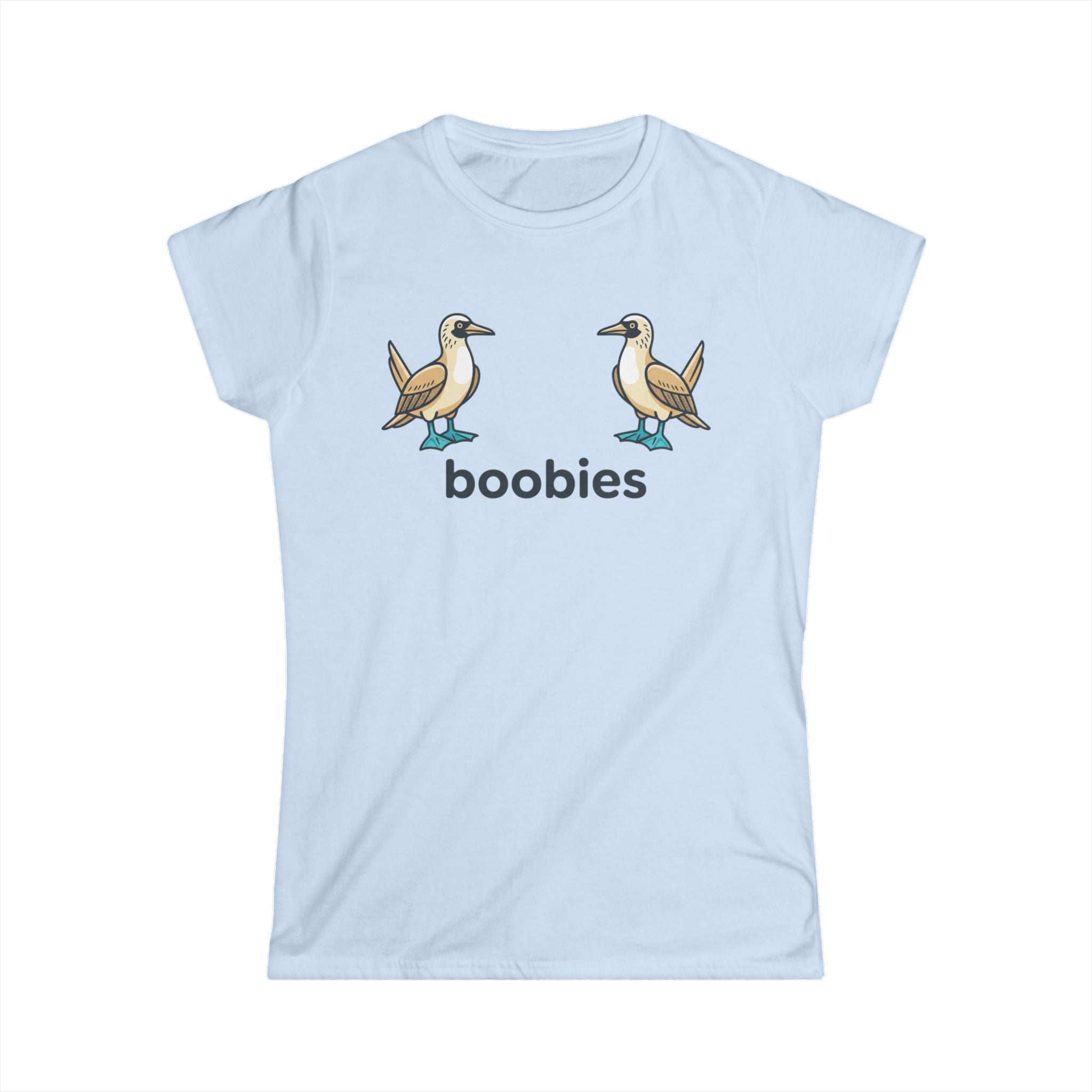 Boobies Funny Bird Tee – Blue Footed Boobies Shirt, Bird Lover Gift, Adult Humor Graphic Tee