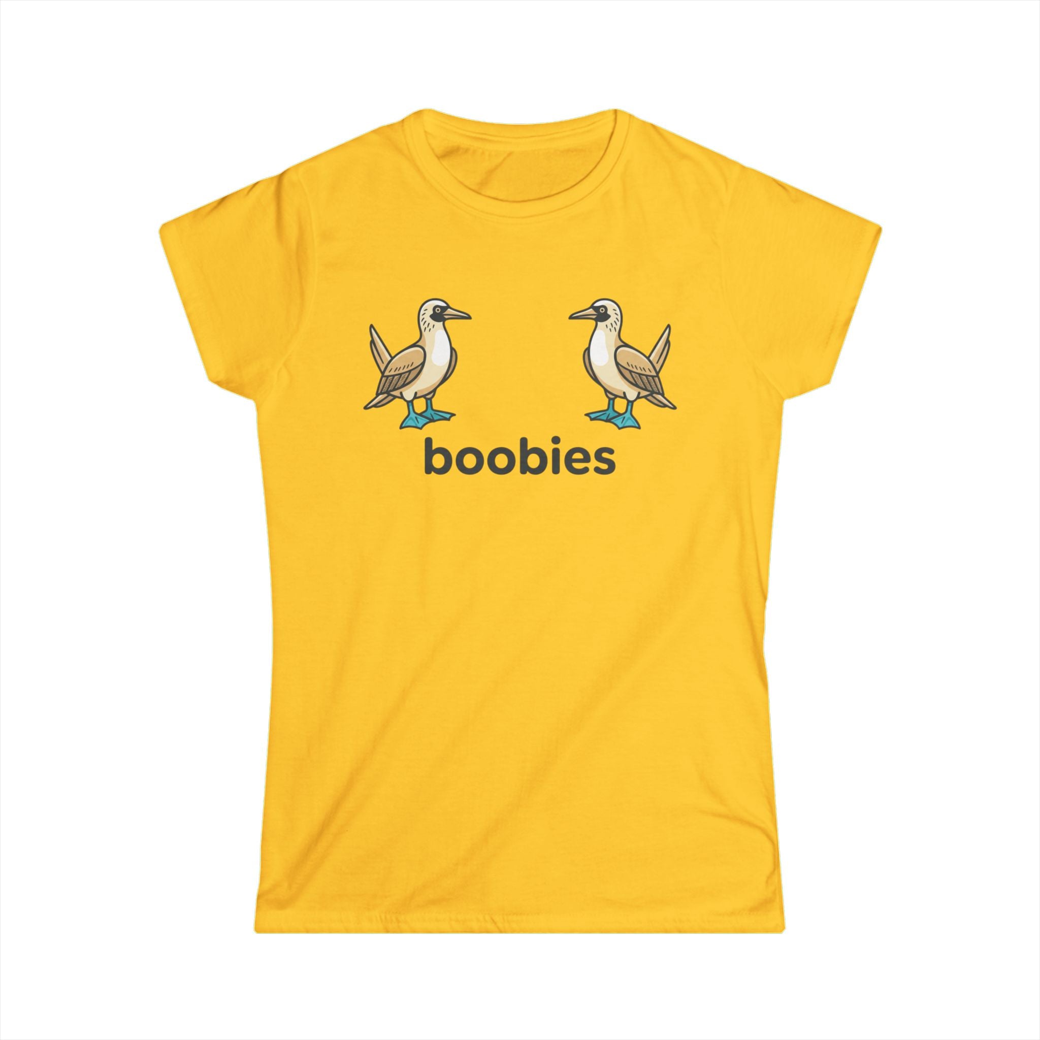 Boobies Funny Bird Tee – Blue Footed Boobies Shirt, Bird Lover Gift, Adult Humor Graphic Tee