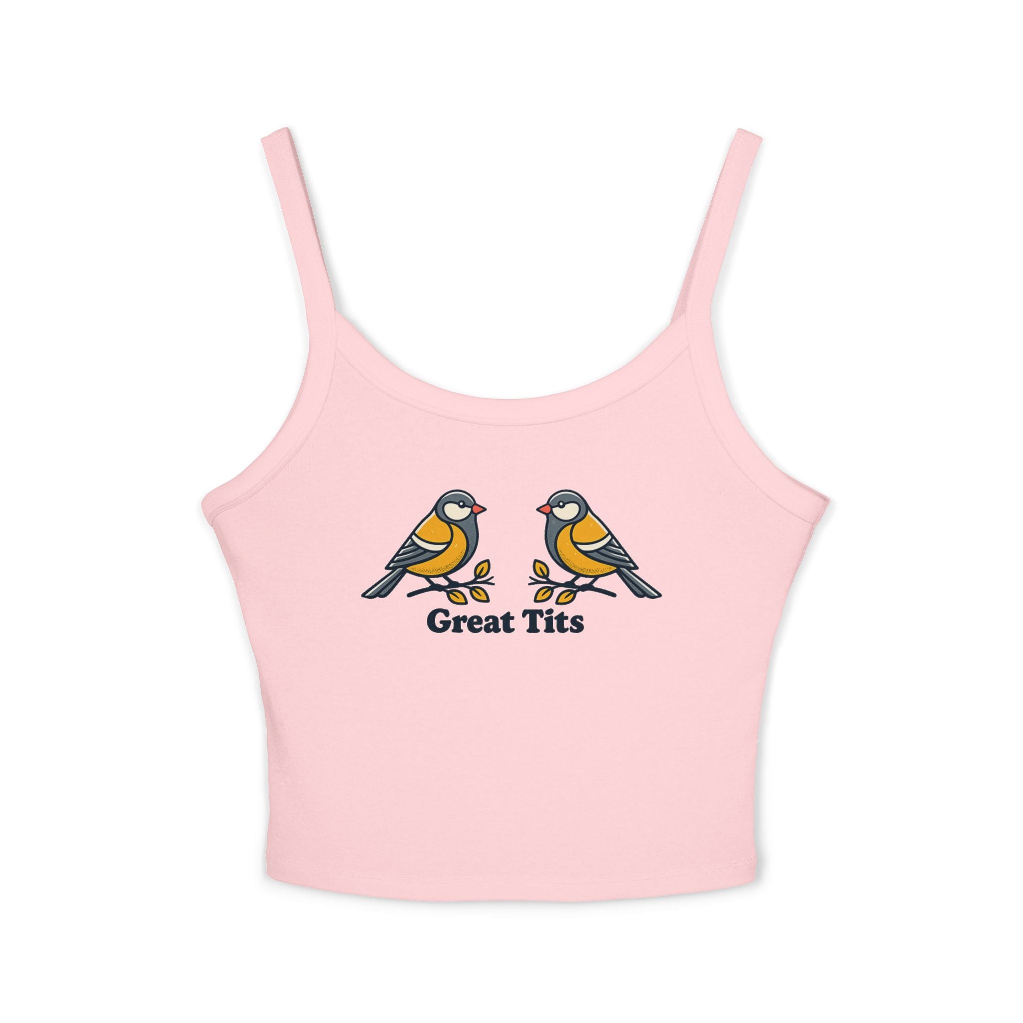 Funny Bird Tank Top – Great Tits Pun Shirt – Bird Lover Gift, Adult Humor Graphic Tank