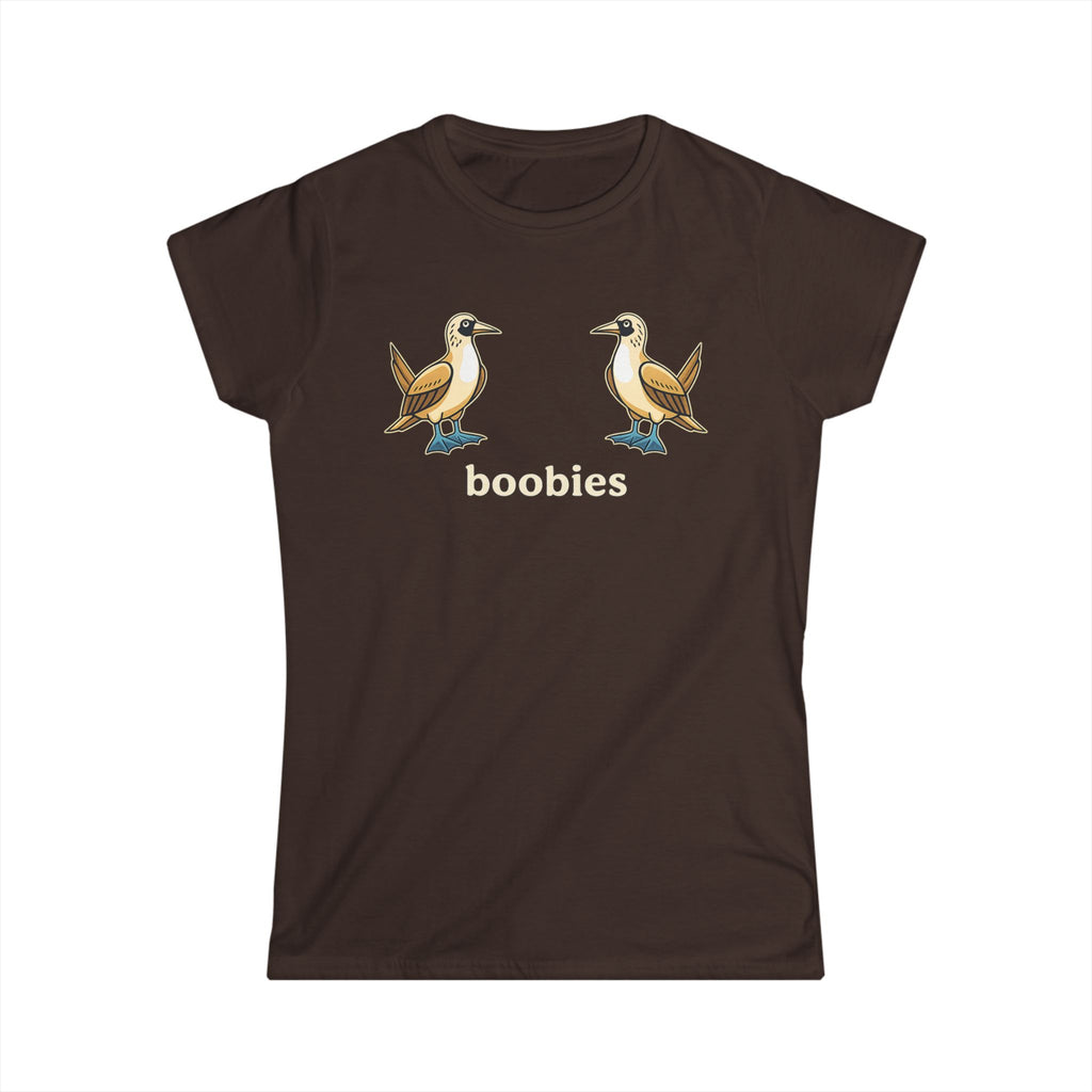 Boobies Funny Bird Tee – Blue Footed Boobies Shirt, Bird Lover Gift, Adult Humor Graphic Tee