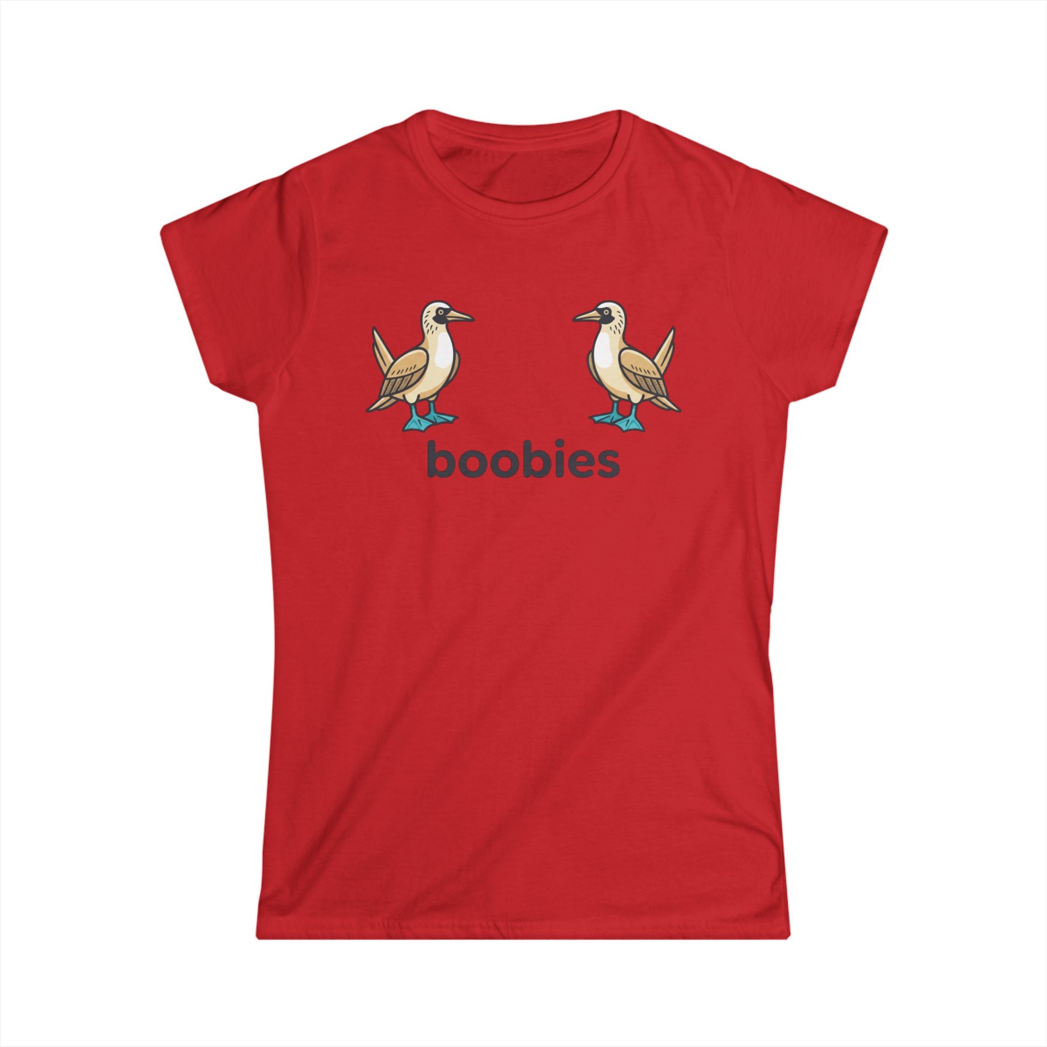 Boobies Funny Bird Tee – Blue Footed Boobies Shirt, Bird Lover Gift, Adult Humor Graphic Tee