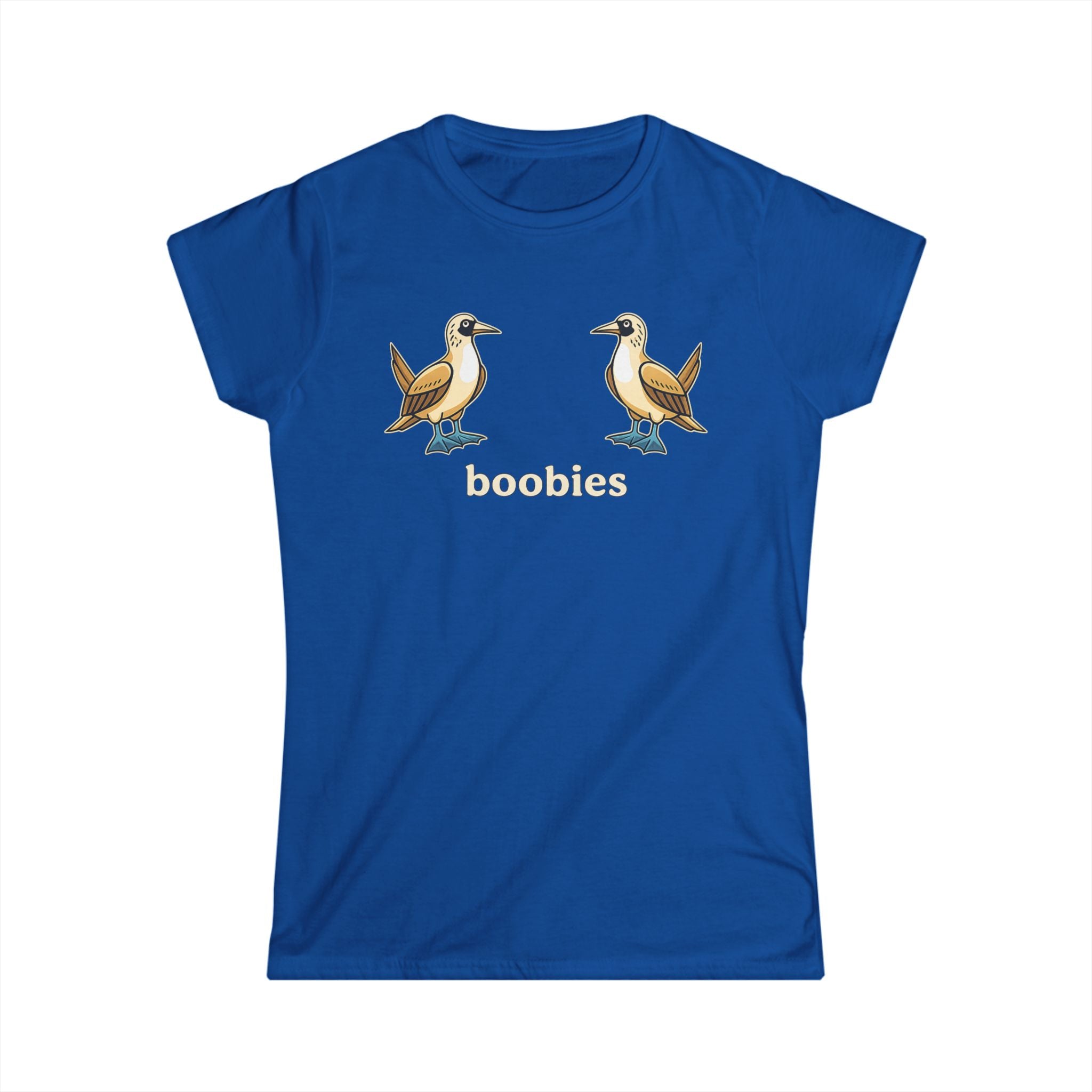 Boobies Funny Bird Tee – Blue Footed Boobies Shirt, Bird Lover Gift, Adult Humor Graphic Tee
