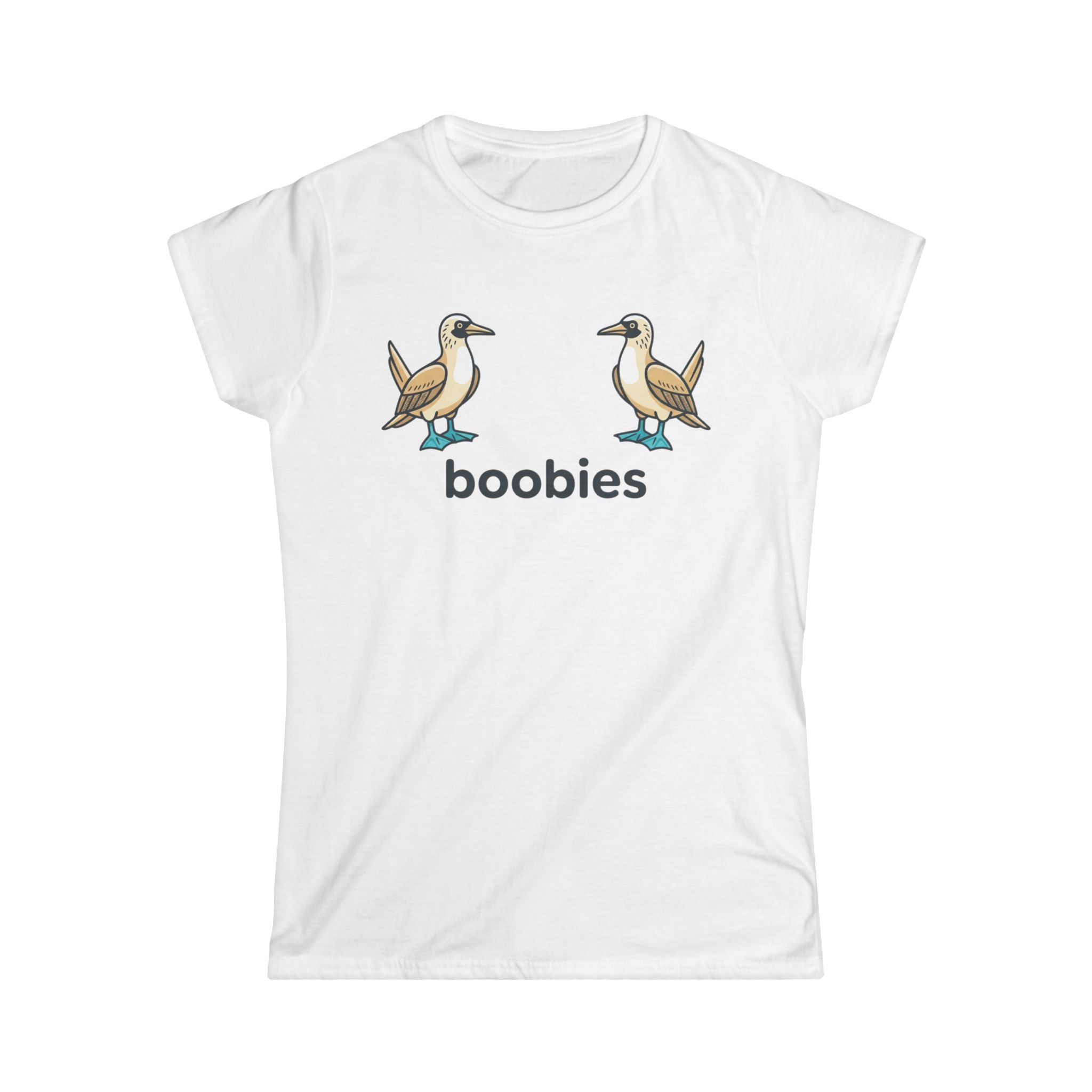 Boobies Funny Bird Tee – Blue Footed Boobies Shirt, Bird Lover Gift, Adult Humor Graphic Tee