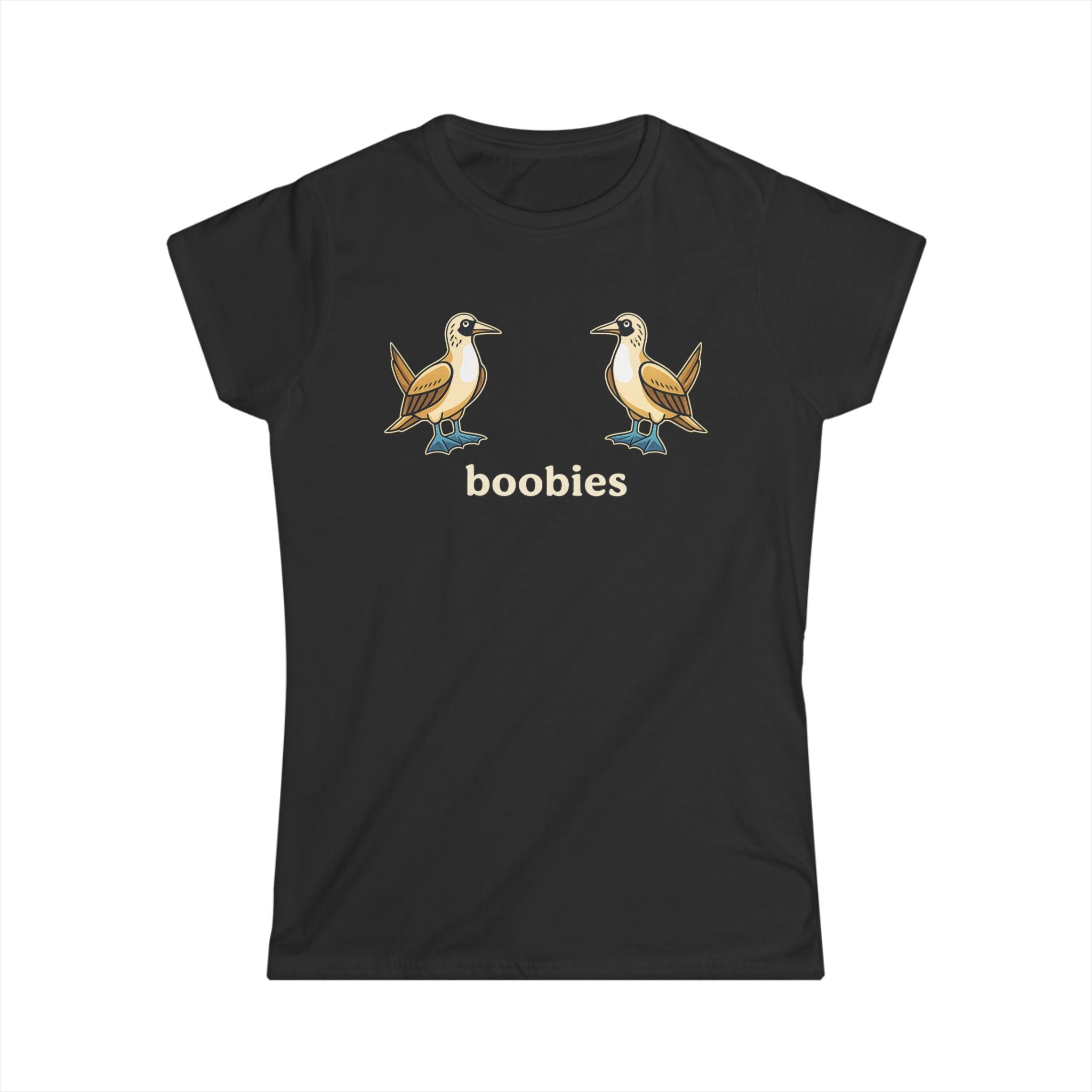 Boobies Funny Bird Tee – Blue Footed Boobies Shirt, Bird Lover Gift, Adult Humor Graphic Tee