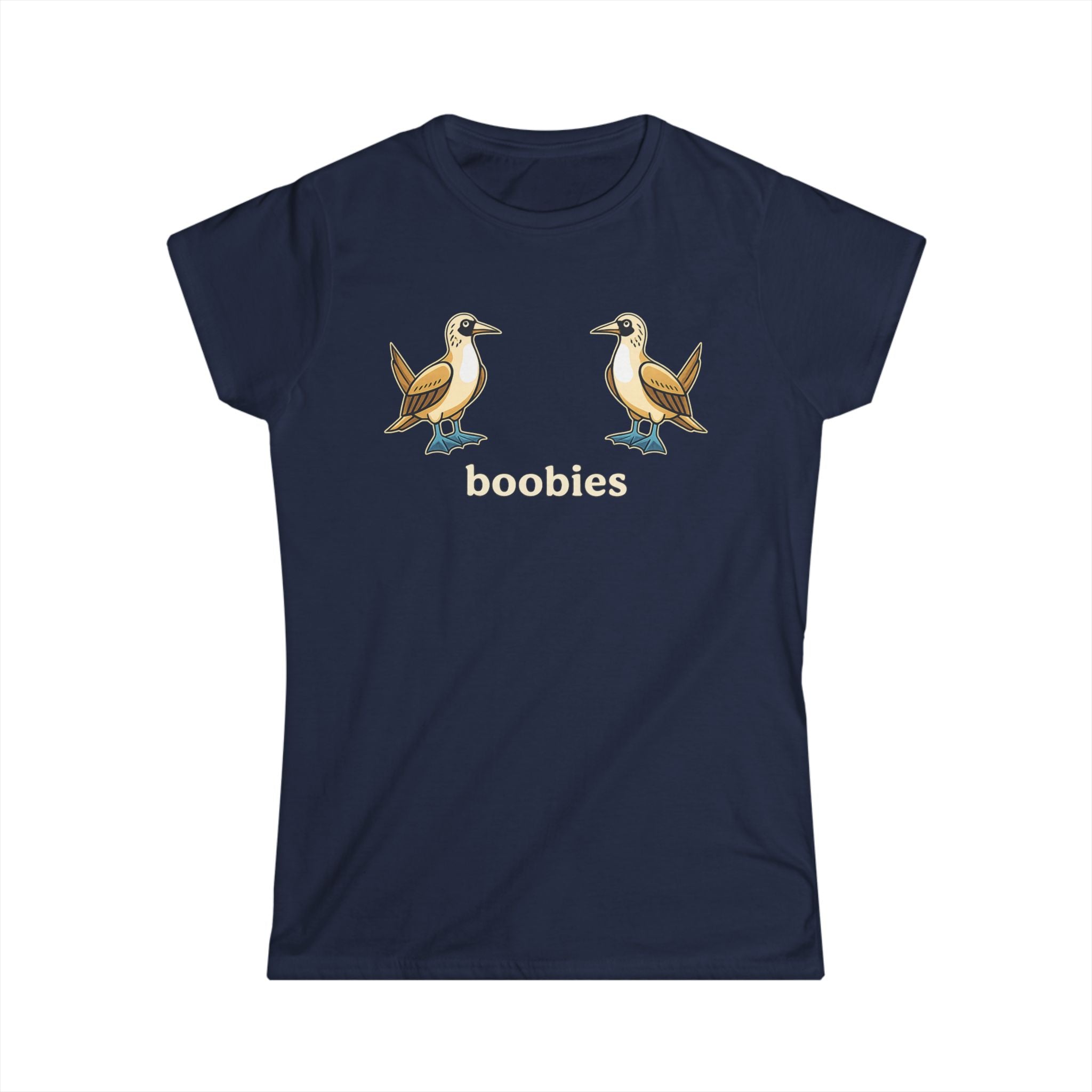 Boobies Funny Bird Tee – Blue Footed Boobies Shirt, Bird Lover Gift, Adult Humor Graphic Tee